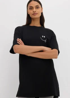 Oversize-Longshirt aus reiner Bio-Baumwolle