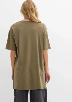 Oversize-Longshirt aus reiner Bio-Baumwolle