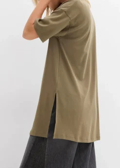 Oversize-Longshirt aus reiner Bio-Baumwolle