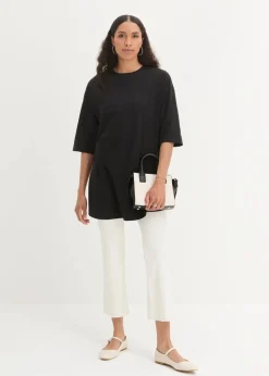 Oversize-Longshirt aus reiner Bio-Baumwolle