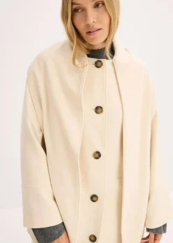 Oversize-Mantel mit zwei dezenten Nahttaschen