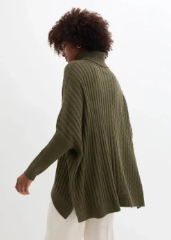 Oversize-Poncho Pullover