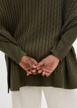 Oversize-Poncho Pullover