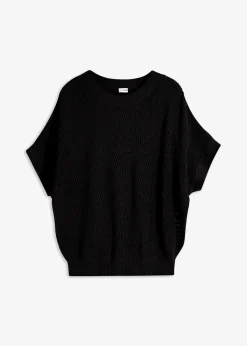 Oversize-Pullover aus Baumwoll-Mix