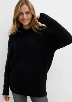 Oversize-Pullover aus Flauschgarn
