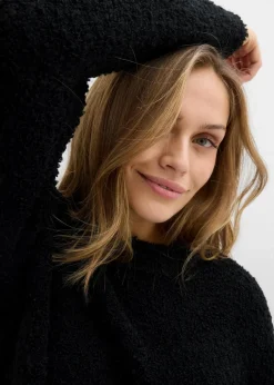 Oversize-Pullover aus Flauschgarn