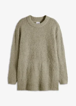 Oversize-Pullover aus Flauschgarn