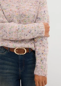 Oversize-Pullover aus Noppengarn