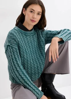 Oversize-Pullover aus reiner Baumwolle