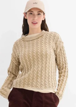Oversize-Pullover aus reiner Baumwolle