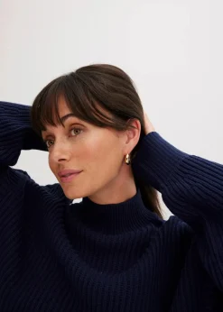 Oversize-Pullover aus reiner Baumwolle