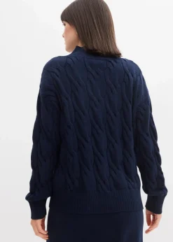 Oversize-Pullover aus softem Viskose-Mix