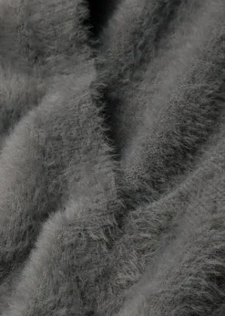 Oversize-Pullover mit tiefem Rückenausschnitt