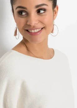 Oversize-Ripp-Pullover