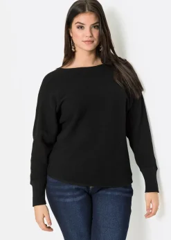 Oversize-Ripp-Pullover