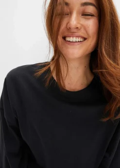Oversize-Shirt aus elastischem Bio-Baumwoll-Mix