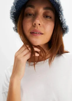 Oversize-Shirt aus elastischem Bio-Baumwoll-Mix