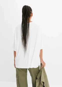Oversize-Shirt aus fließender Viskose