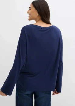 Oversize-Shirt aus fließendem Viskose-Elasthan-Mix