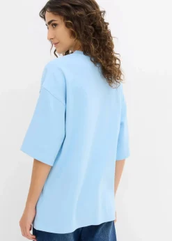 Oversize-Shirt aus reiner schwerer Bio-Baumwolle