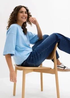 Oversize-Shirt aus reiner schwerer Bio-Baumwolle