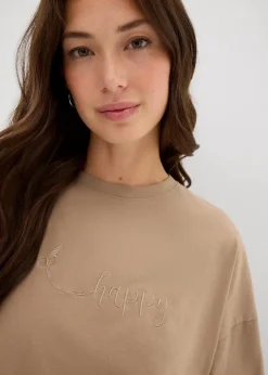 Oversize-Shirt aus reiner Bio-Baumwolle