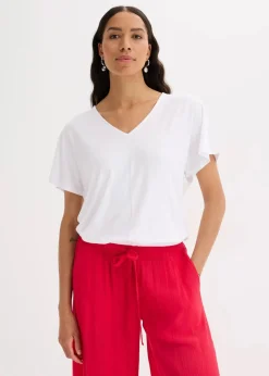 Oversize-Shirt aus softem Viskose-Mix