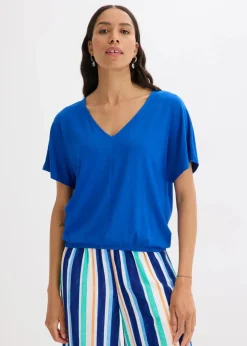 Oversize-Shirt aus softem Viskose-Mix