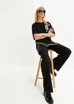 Oversize-Shirt aus softem Viskose-Mix