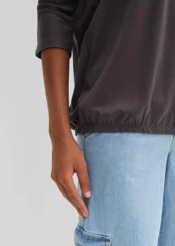 Oversize-Shirt aus Viskose-Mix