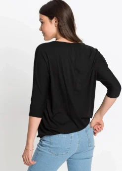 Oversize-Shirt aus Viskose-Mix