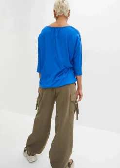 Oversize-Shirt aus Viskose-Mix