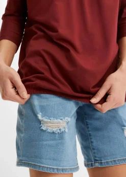 Oversize-Shirt aus Viskose-Mix