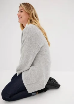 Oversize-Strickjacke