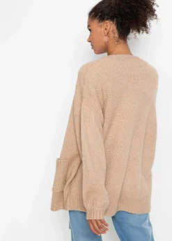 Oversize-Strickjacke