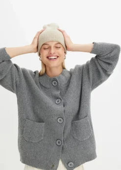 Oversize-Strickjacke