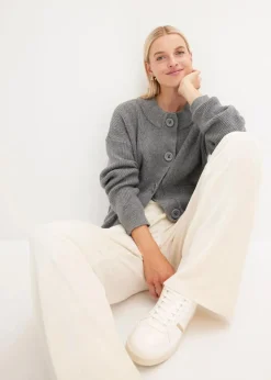 Oversize-Strickjacke