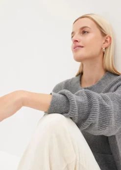 Oversize-Strickjacke