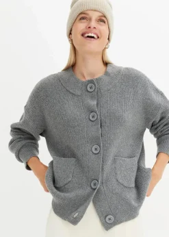 Oversize-Strickjacke