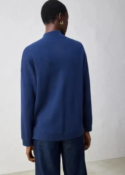 Oversize-Strickjacke mit Merinowolle