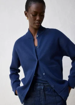 Oversize-Strickjacke mit Merinowolle