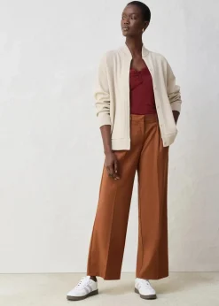 Oversize-Strickjacke mit Merinowolle