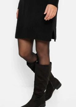 Oversize-Strickkleid mit Rollkragen