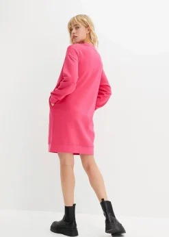 Oversize-Sweatkleid aus weichem Baumwoll-Mix