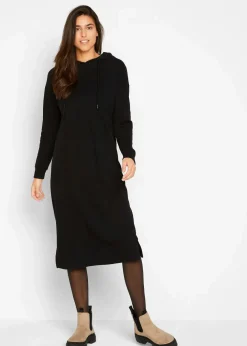 Oversize-Sweatkleid mit Kapuze