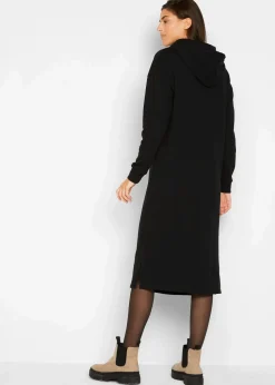 Oversize-Sweatkleid mit Kapuze