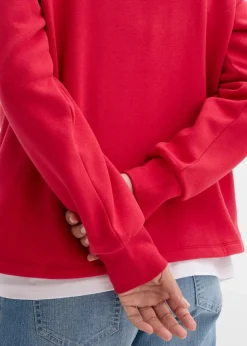 Oversize-Sweatshirt aus Baumwoll-Mix