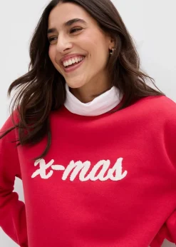 Oversize-Sweatshirt aus Baumwoll-Mix