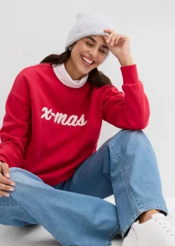 Oversize-Sweatshirt aus Baumwoll-Mix