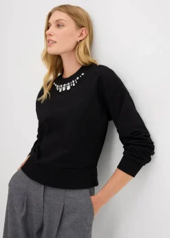 Oversize-Sweatshirt aus Baumwolle
